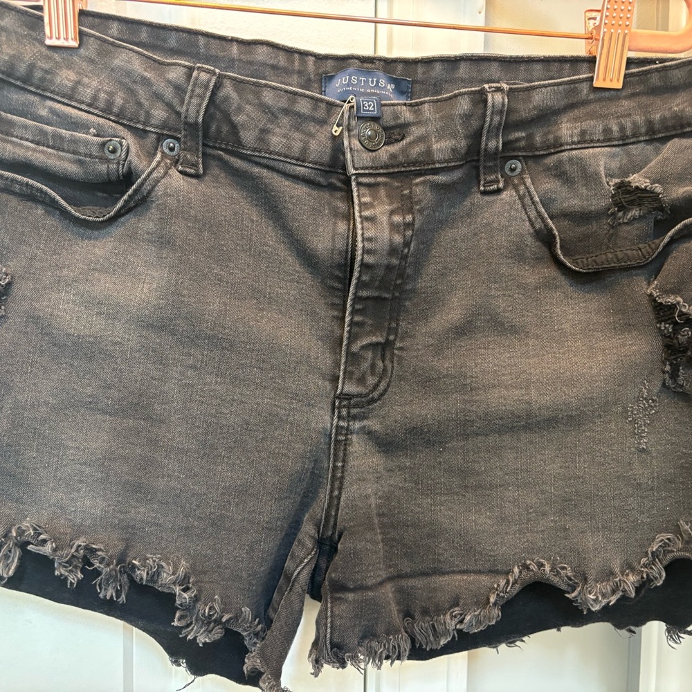 Just USA Black Vintage Jean Shorts